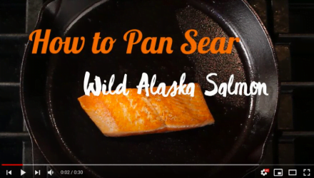 How to Pan Sear Wild Alaska Salmon
