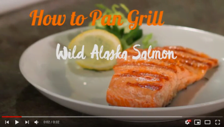 How to Pan Grill Wild Alaska Salmon