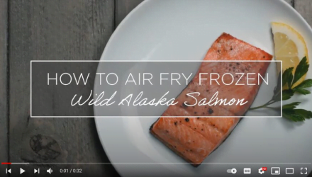 Cara Menggoreng (Air Fry) Salmon Liar Alaska Beku