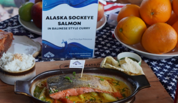 Alaska Sockeye Salmon in Balinese Style Curry
